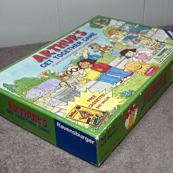 Arthur’s Get Together Game By Ravensburger 2000 Marc Brown Puzzle Board Game - Picture 4 of 12